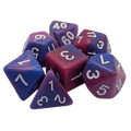 Fantasy Imagination - 7 Piece DnD Dice Set | Acrylic RPG Gaming Dice - 