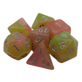 Summer's Joy - 7 Piece DnD Dice Set | Acrylic RPG Gaming Dice - 