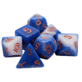 Sea and Sky- 7 Piece DnD Dice Set | Acrylic RPG Gaming Dice - 