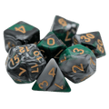 Mint Shake - 7 Piece DnD Dice Set | Acrylic RPG Gaming Dice - 