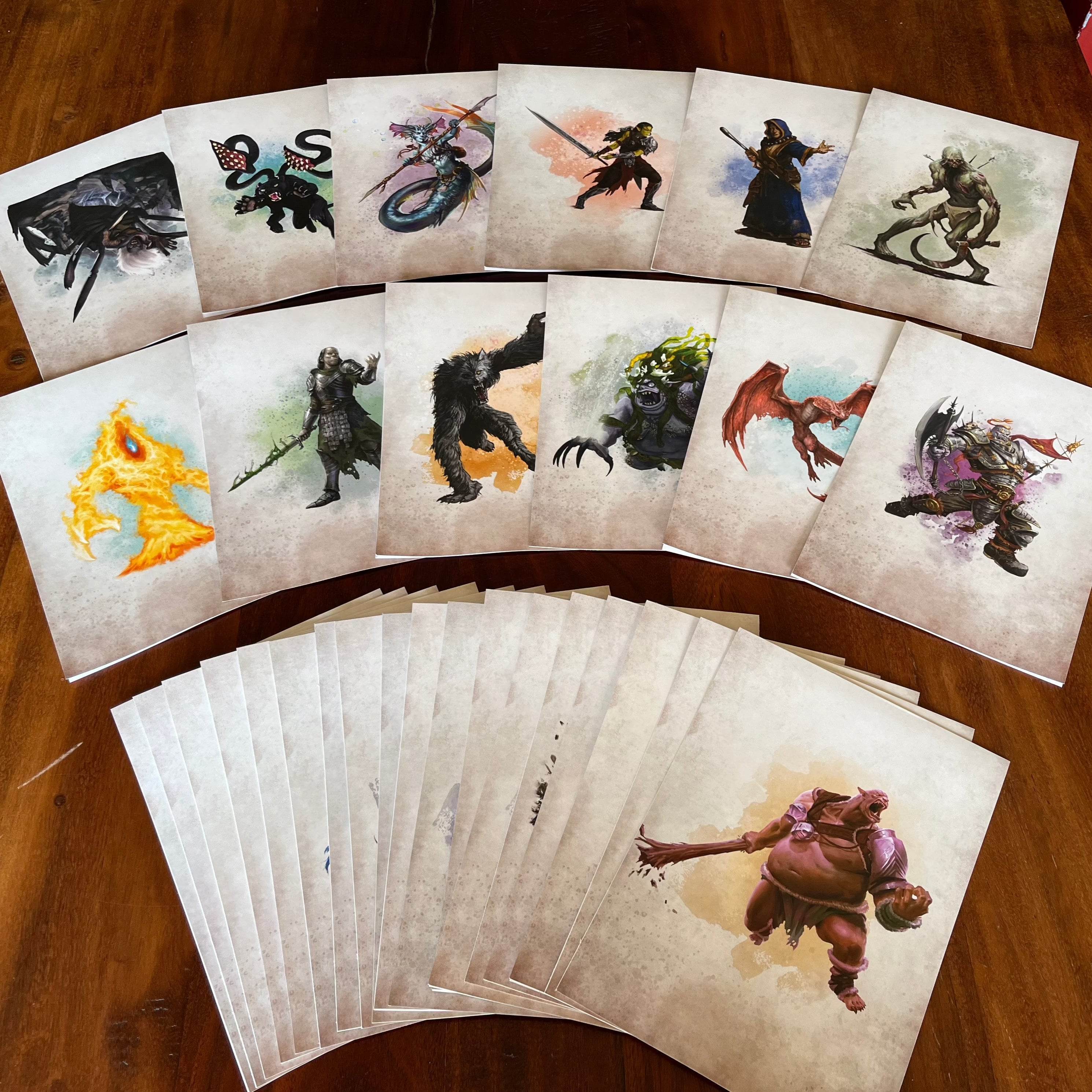 Encounter Cards (D&D) - Challenge Rating 0-6 PACK 2 - 