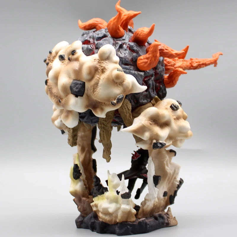 Pain vs Nine Tails Chibaku Tensei Anime Figure, Naruto Shippuden Battle Series Collection PVC 23cm