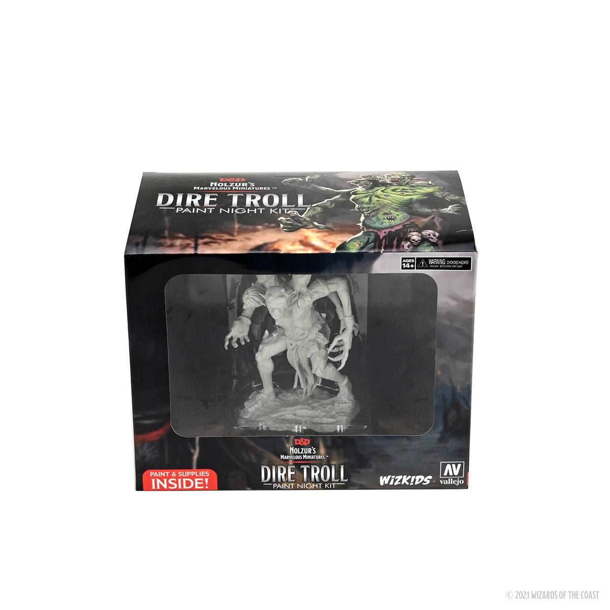 D&D: Nolzur's Marvelous Miniatures - Dire Troll (Paint Night Kit) - 