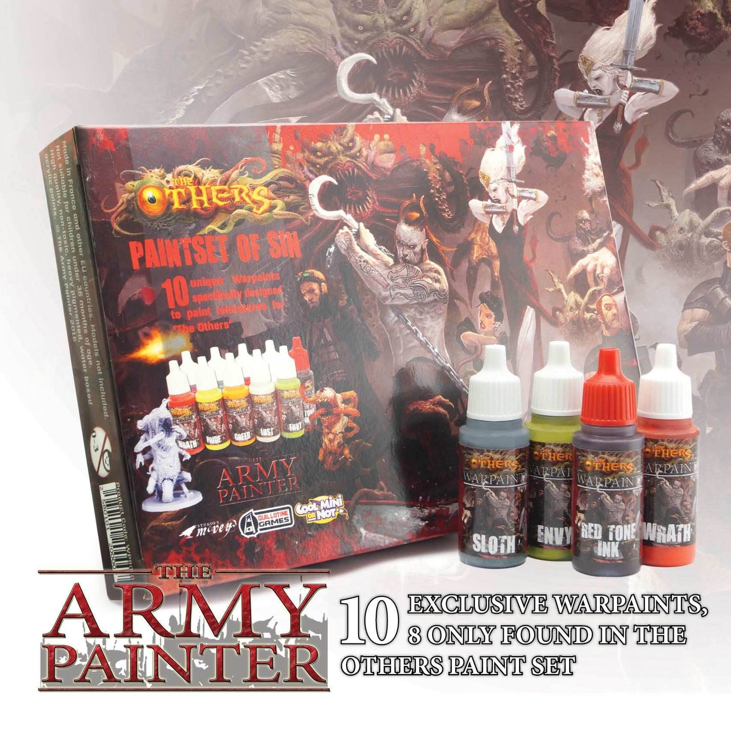 Army Painter Warpaints: The Others Paint Set of Sin - 