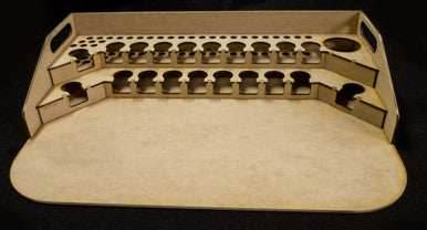 Painting Station - 26mm, For Vallejo and Army Painter Style Dropper Bottles - 