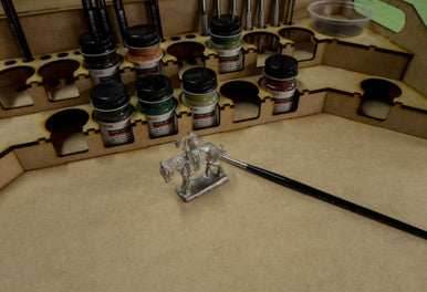 Painting Station - 34mm for GW, Citadel, Model Master, etc - 