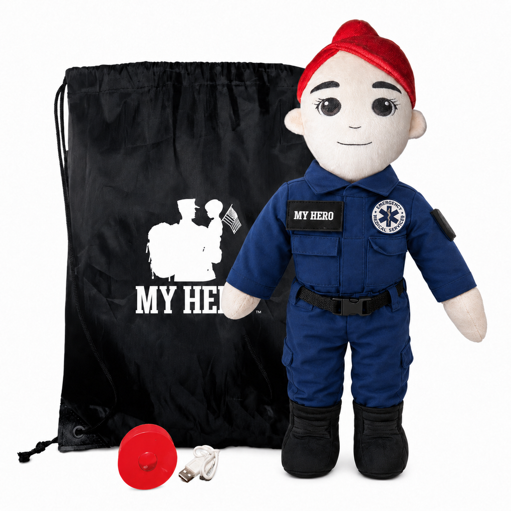 My Hero™ EMT Paramedic Daddy Doll | Recordable Plush