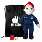 My Hero™ EMT Paramedic Daddy Doll | Recordable Plush