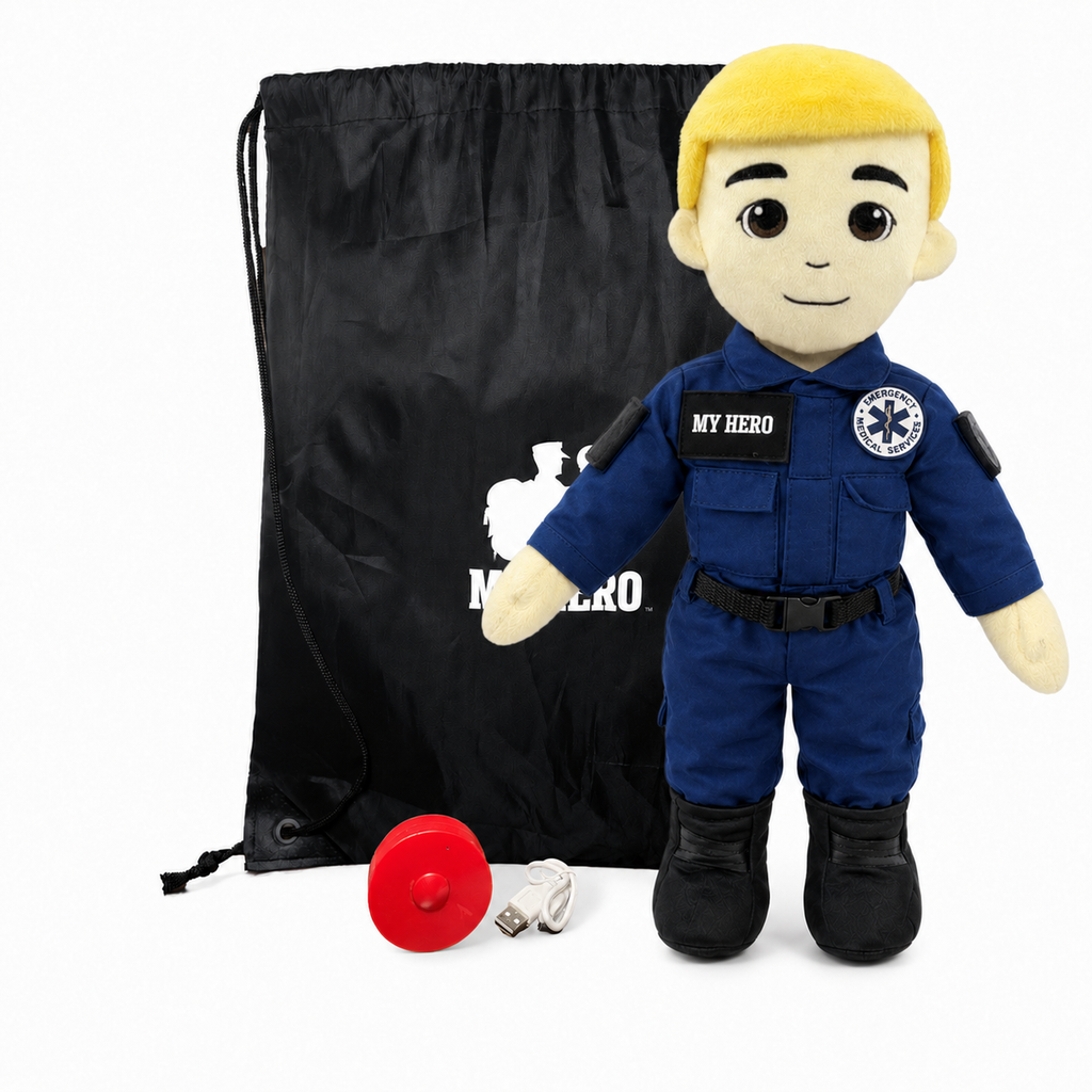 My Hero™ EMT Paramedic Daddy Doll | Recordable Plush