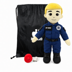 My Hero™ EMT Paramedic Daddy Doll | Recordable Plush