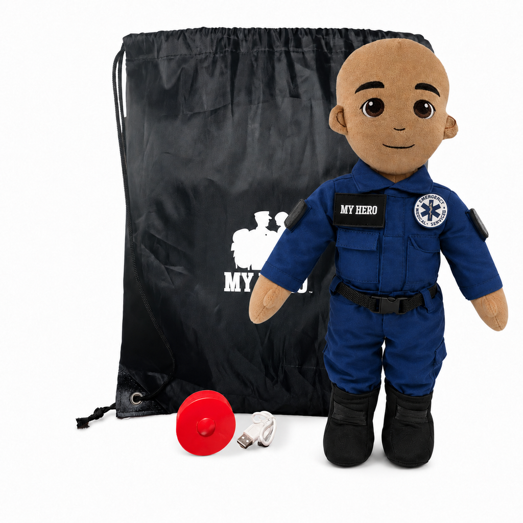 My Hero™ EMT Paramedic Daddy Doll | Recordable Plush