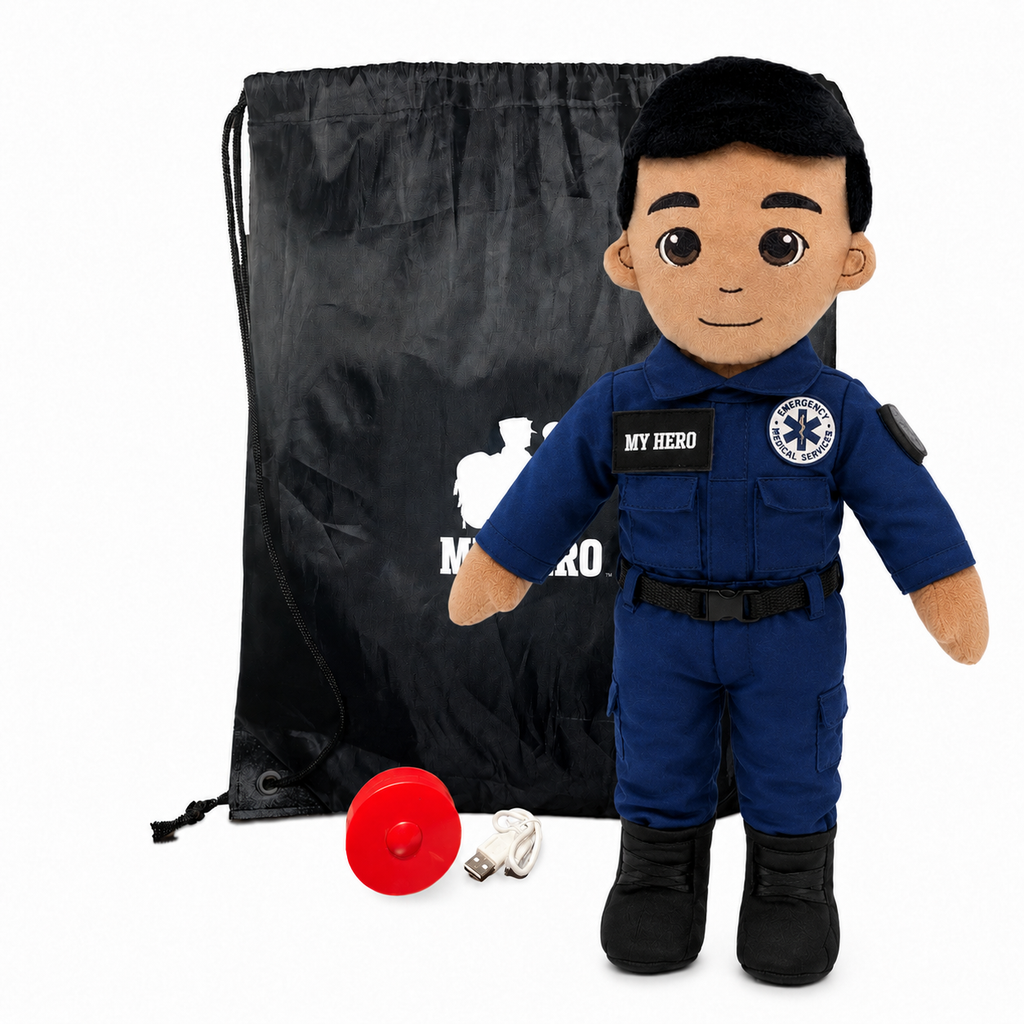 My Hero™ EMT Paramedic Daddy Doll | Recordable Plush