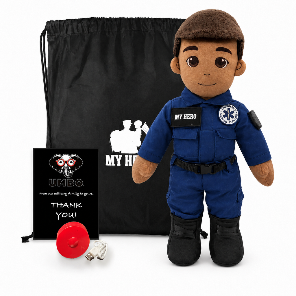 My Hero™ EMT Paramedic Daddy Doll | Recordable Plush