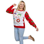 South Park Stan Kyle Cartman Kenny Faces Christmas Sweater - XS