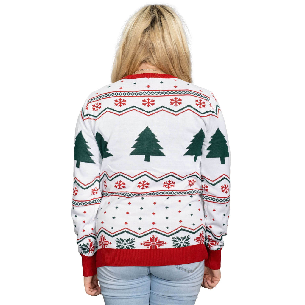 Hanging Lights SpongeBob and Patrick Christmas Sweater - XS