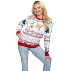 Hanging Lights SpongeBob and Patrick Christmas Sweater - XS