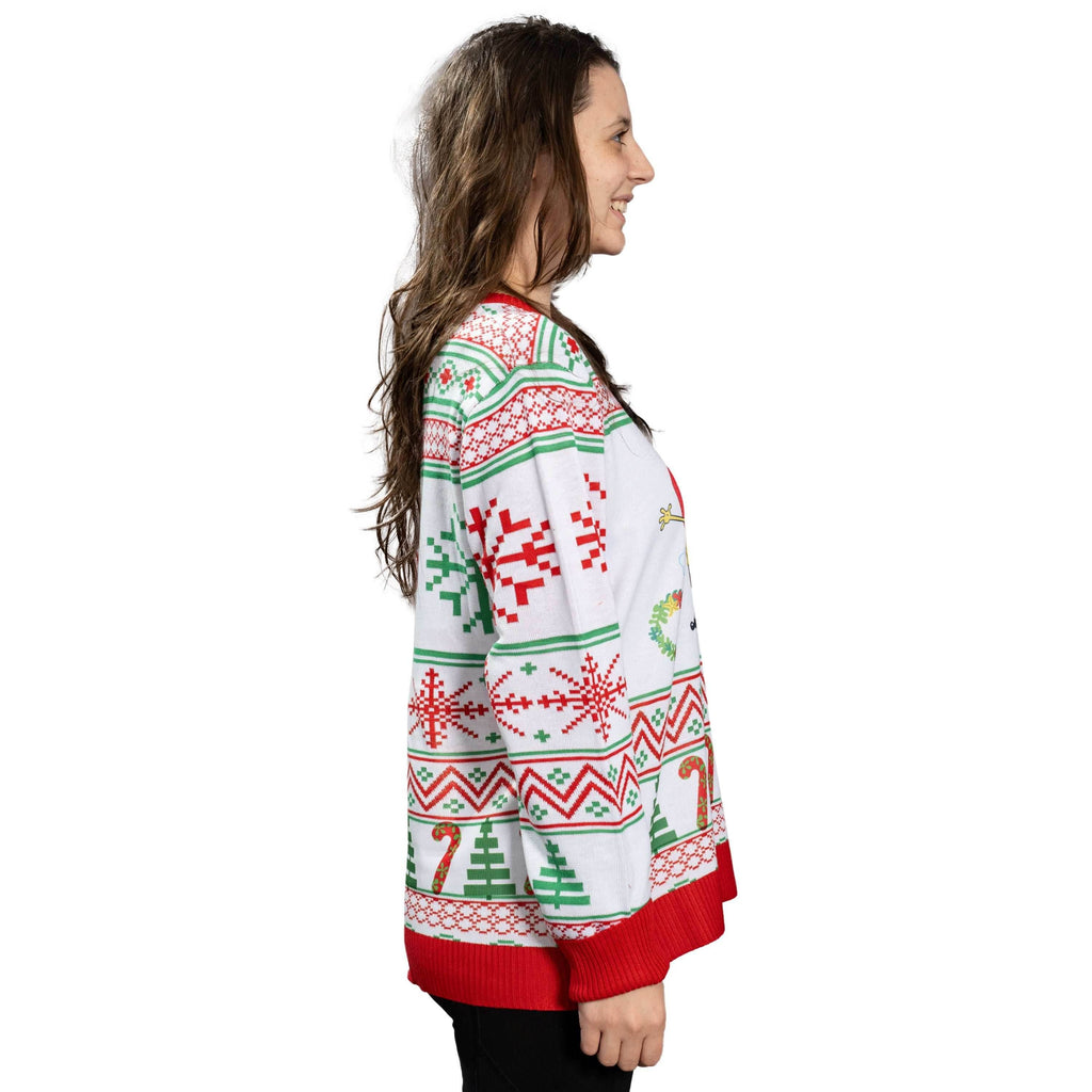 Wrap Star SpongeBob Christmas Sweater - XS