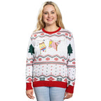 Hanging Lights SpongeBob and Patrick Christmas Sweater - XS