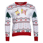 Hanging Lights SpongeBob and Patrick Christmas Sweater - XS