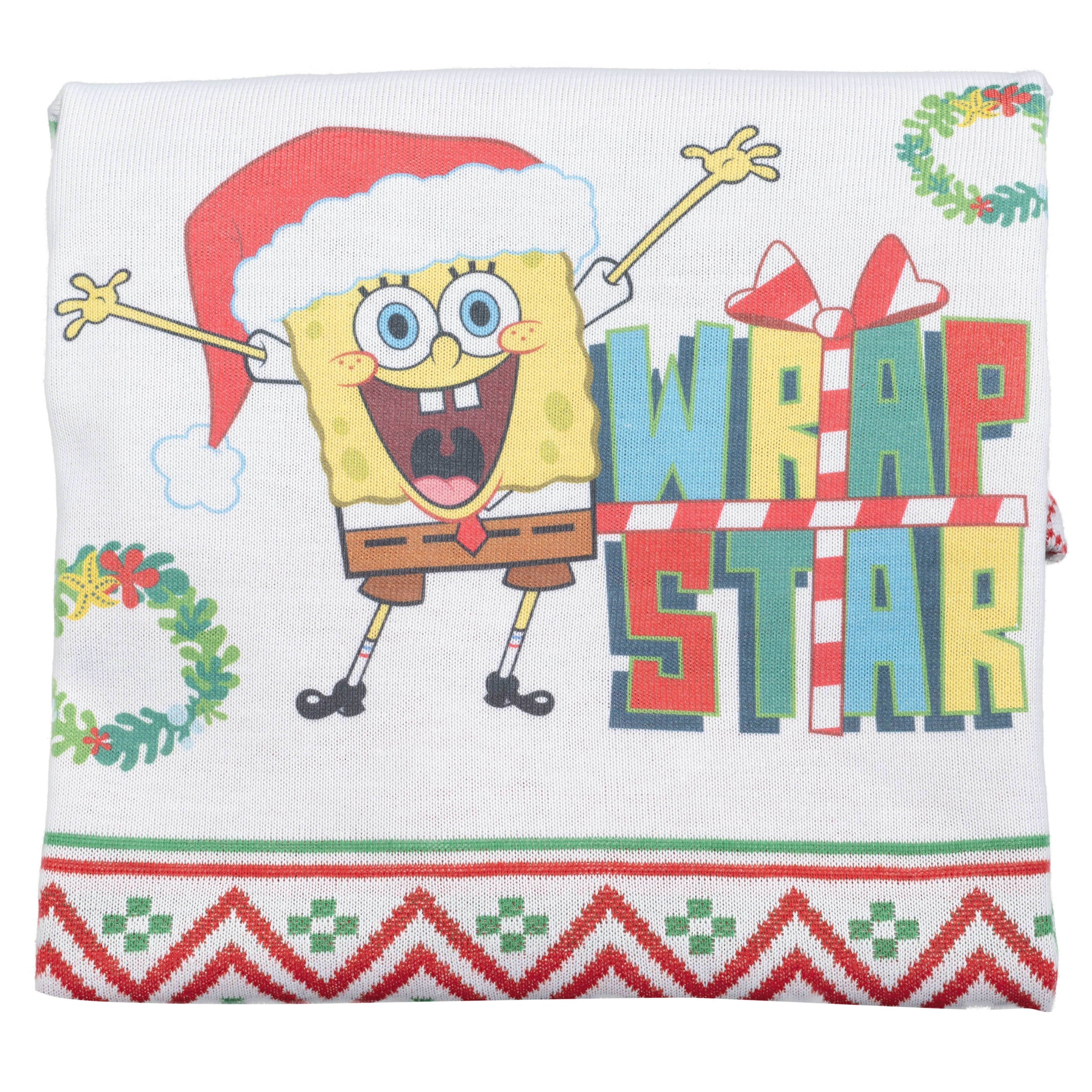 Wrap Star SpongeBob Christmas Sweater - XS
