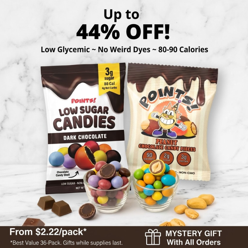 Low Glycemic Peanut + Dark Chocolate