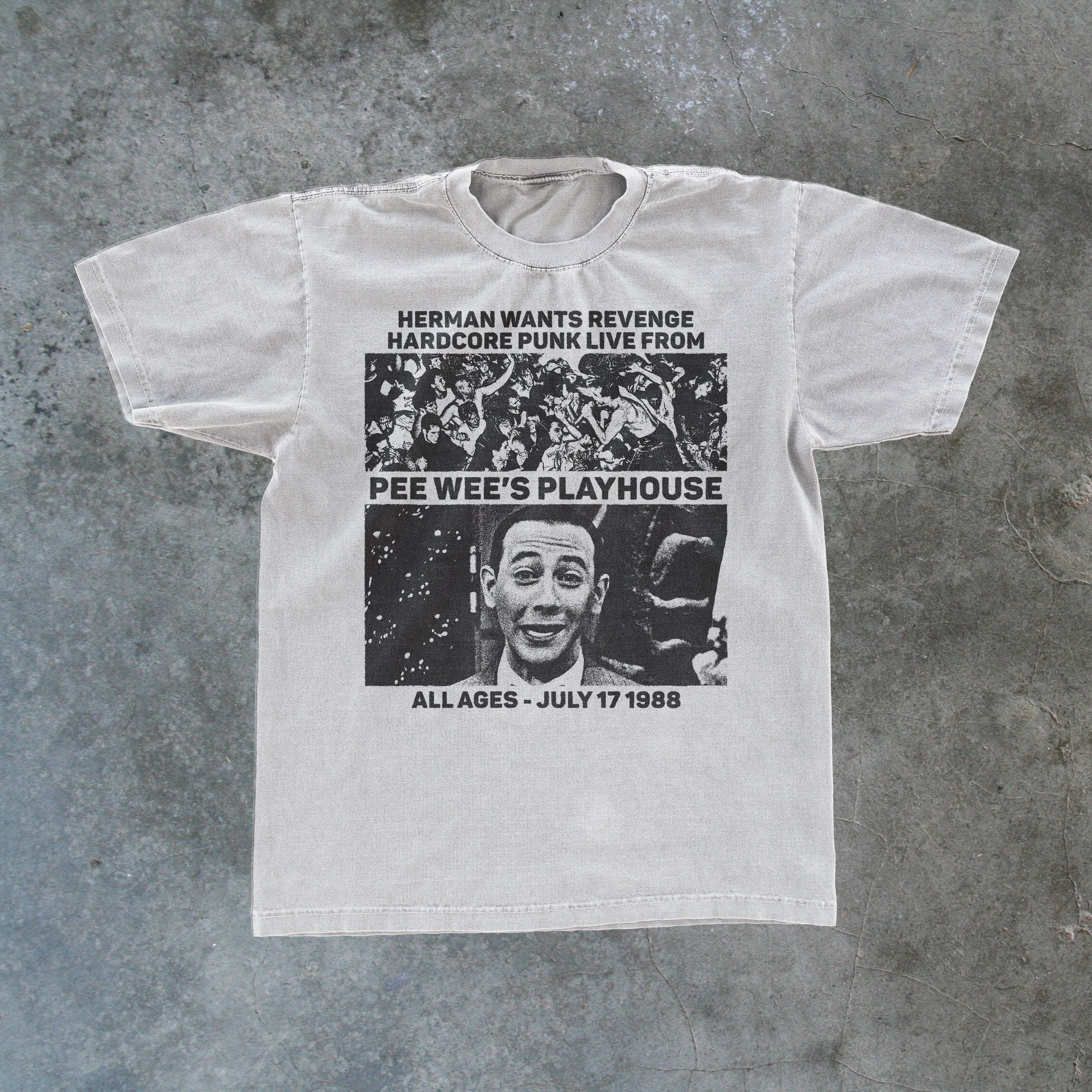 Playhouse' Pee Wee Promo Black T-Shirt