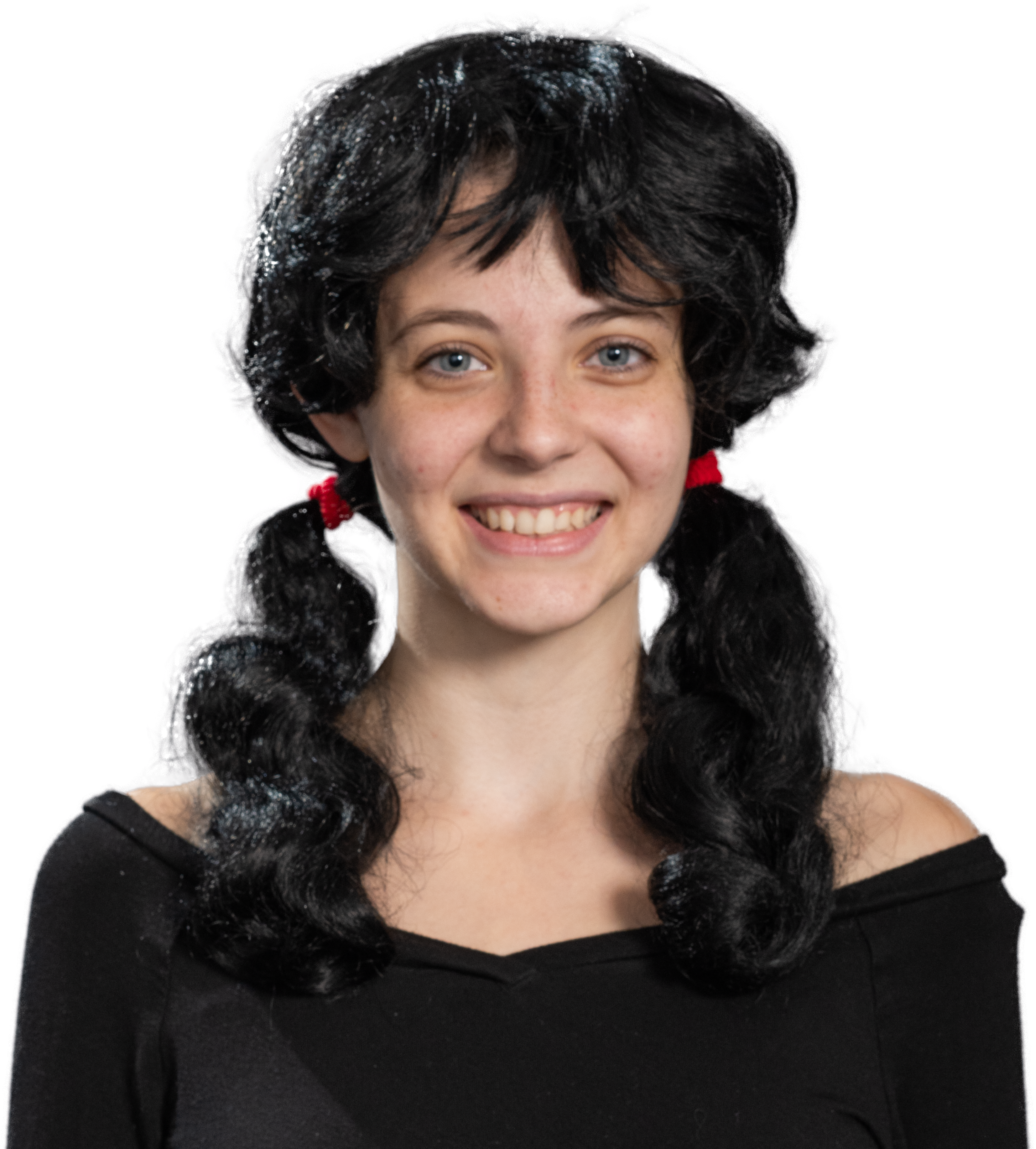 Penny Girl Costume Wig with Long Ponytails