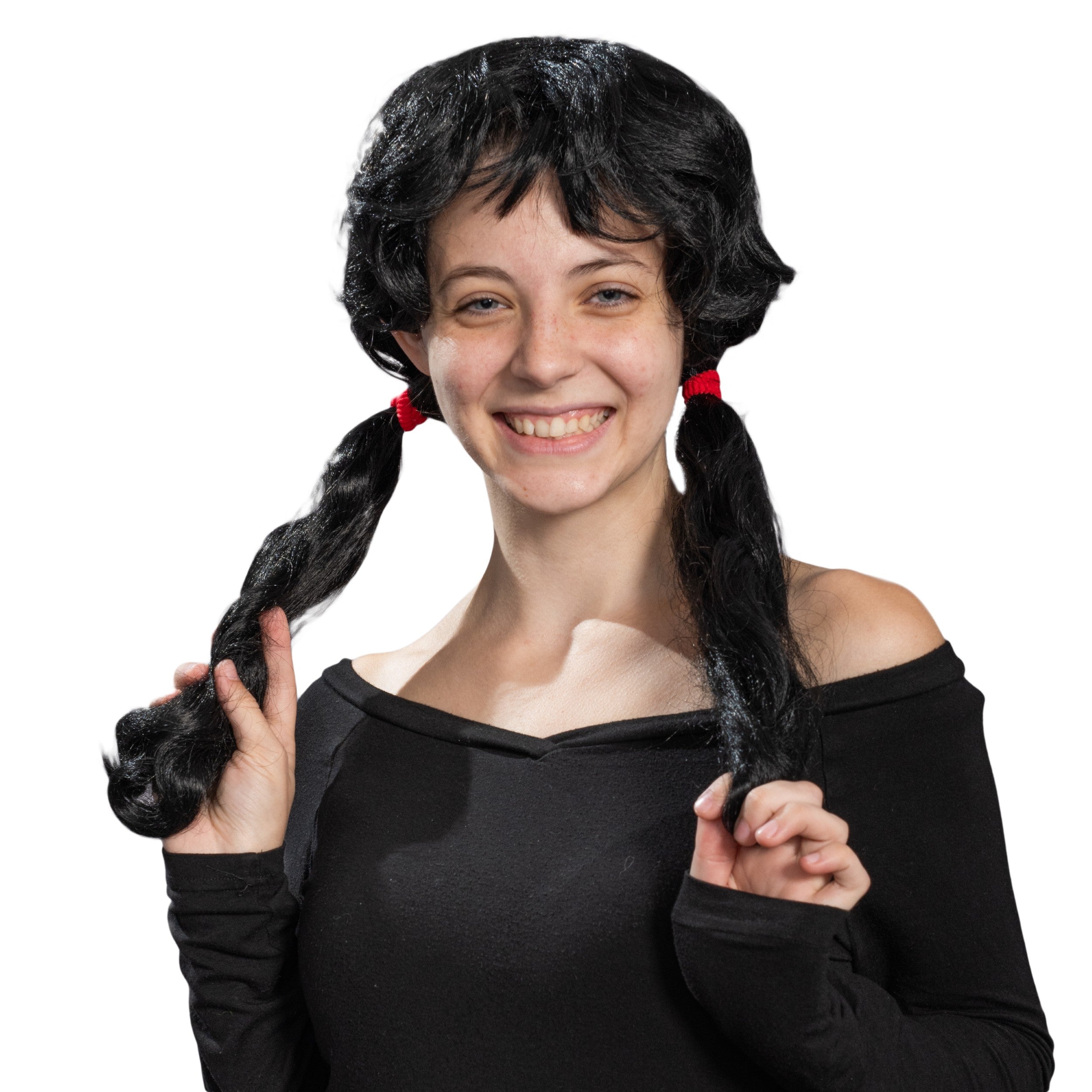 Penny Girl Costume Wig with Long Ponytails