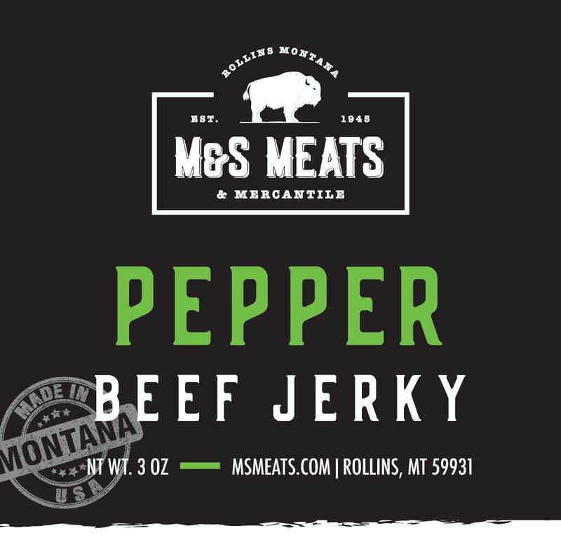 Pepper Beef Jerky - 1/4 lb (4 oz)