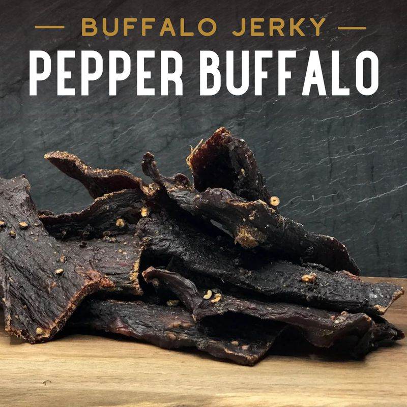 Pepper Buffalo Jerky - 1/4 lb. (4 oz)