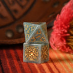 Peruvian Amazonite Stone Dice Set