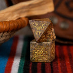 Peruvian Leopard Jasper Stone Dice Set