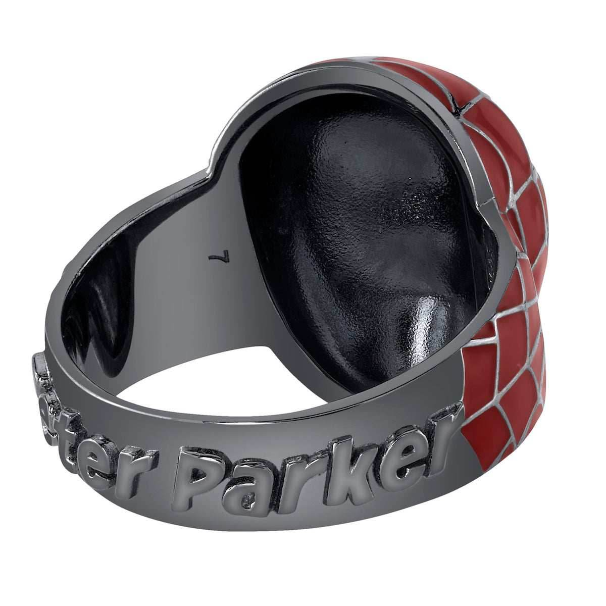 Marvel X RockLove SPIDER-MAN Peter Parker Mask Ring - Size 6