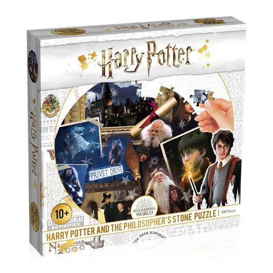 Philosopher’s Stone Harry Potter 500 Piece Round Jigsaw Puzzle Top Trumps - 