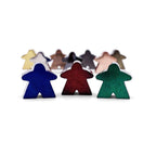 10 Pack of Metal Meeples (Random Colors) - 