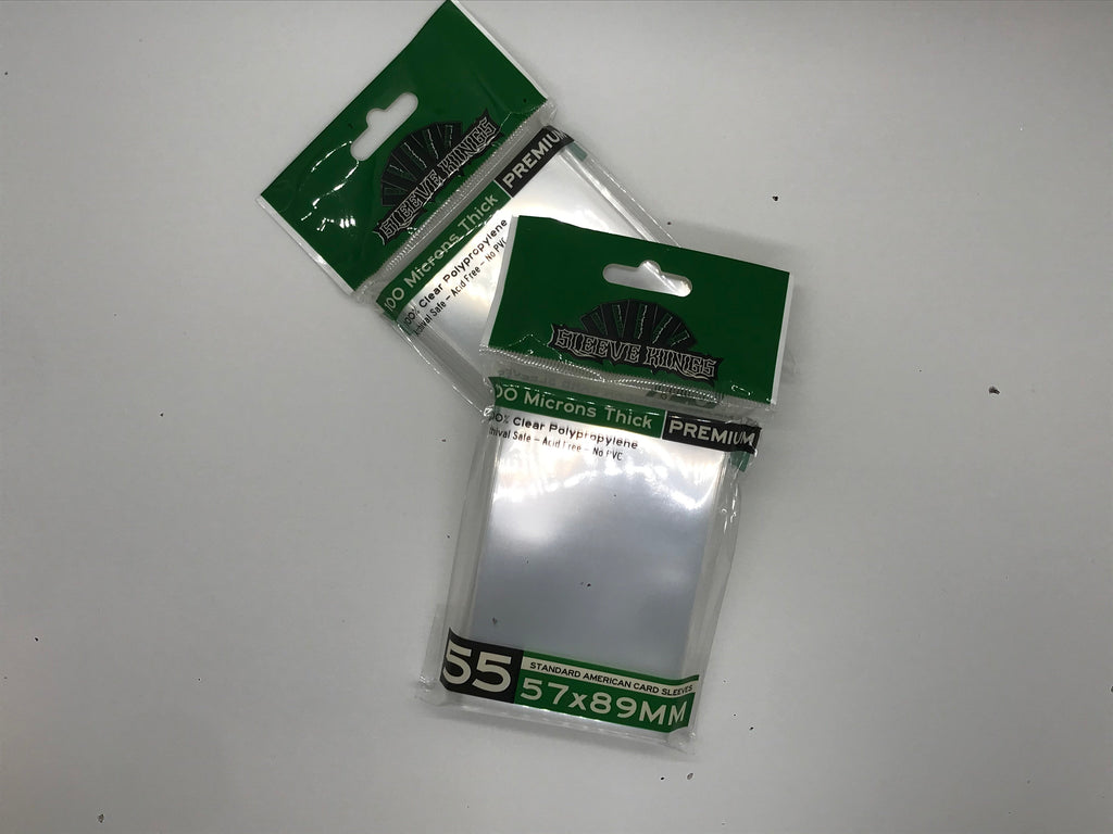 Premium Standard American Card Sleeves (57x89mm) 55 Pack, 100 Micron, SKS-9903