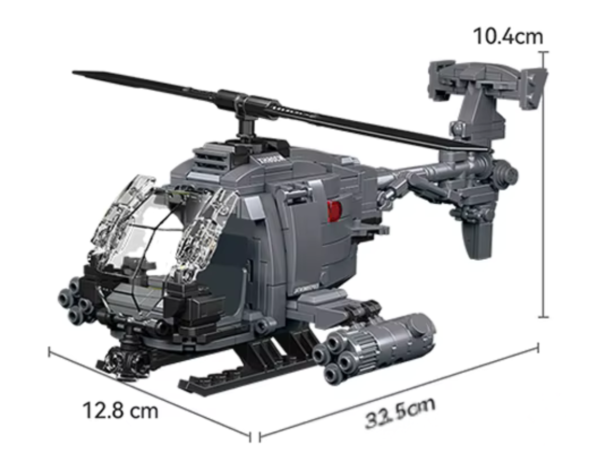 MH-6 Little Bird Helicopter - Mil-Blox