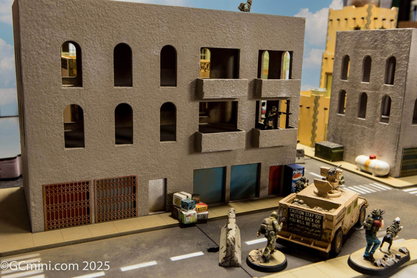 28mm Middle East Three Story Building - 28MMDF284 - 