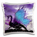 3dRose Kids Stuff - Fairytale Dragon - Pillow Cases (pc_4145) - 16x16 inch Pillow Case