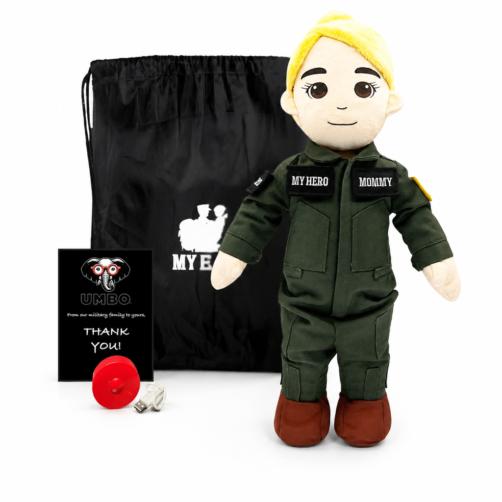 My Hero™ Flight Suit Pilot Daddy Doll | Recordable Plush