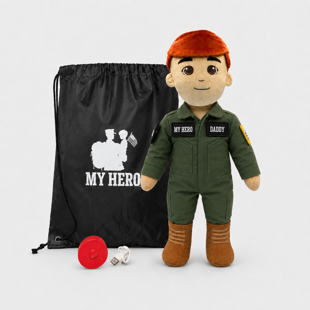 My Hero™ Flight Suit Pilot Daddy Doll | Recordable Plush