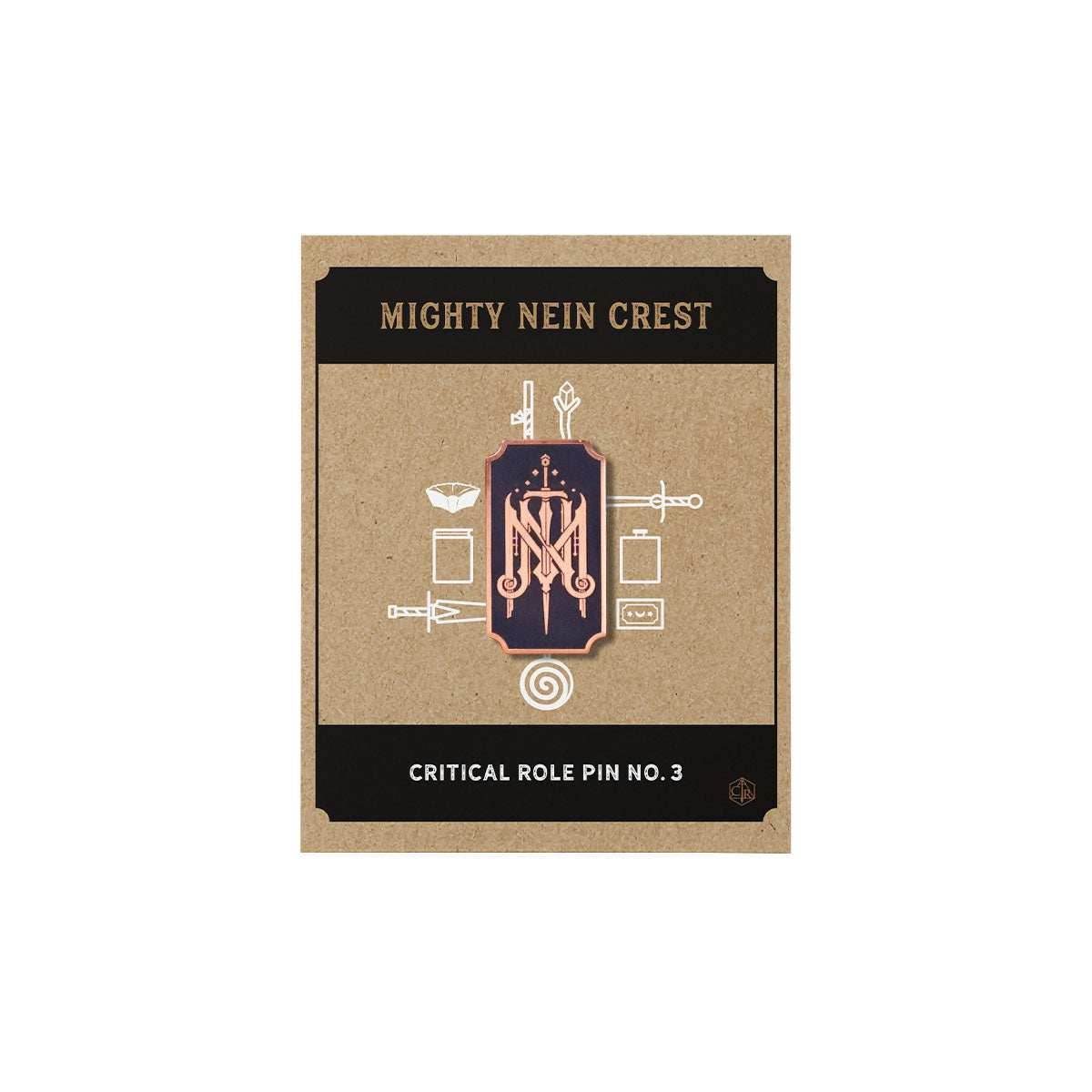 Critical Role: Pin No. 3 - Mighty Nein Crest - 