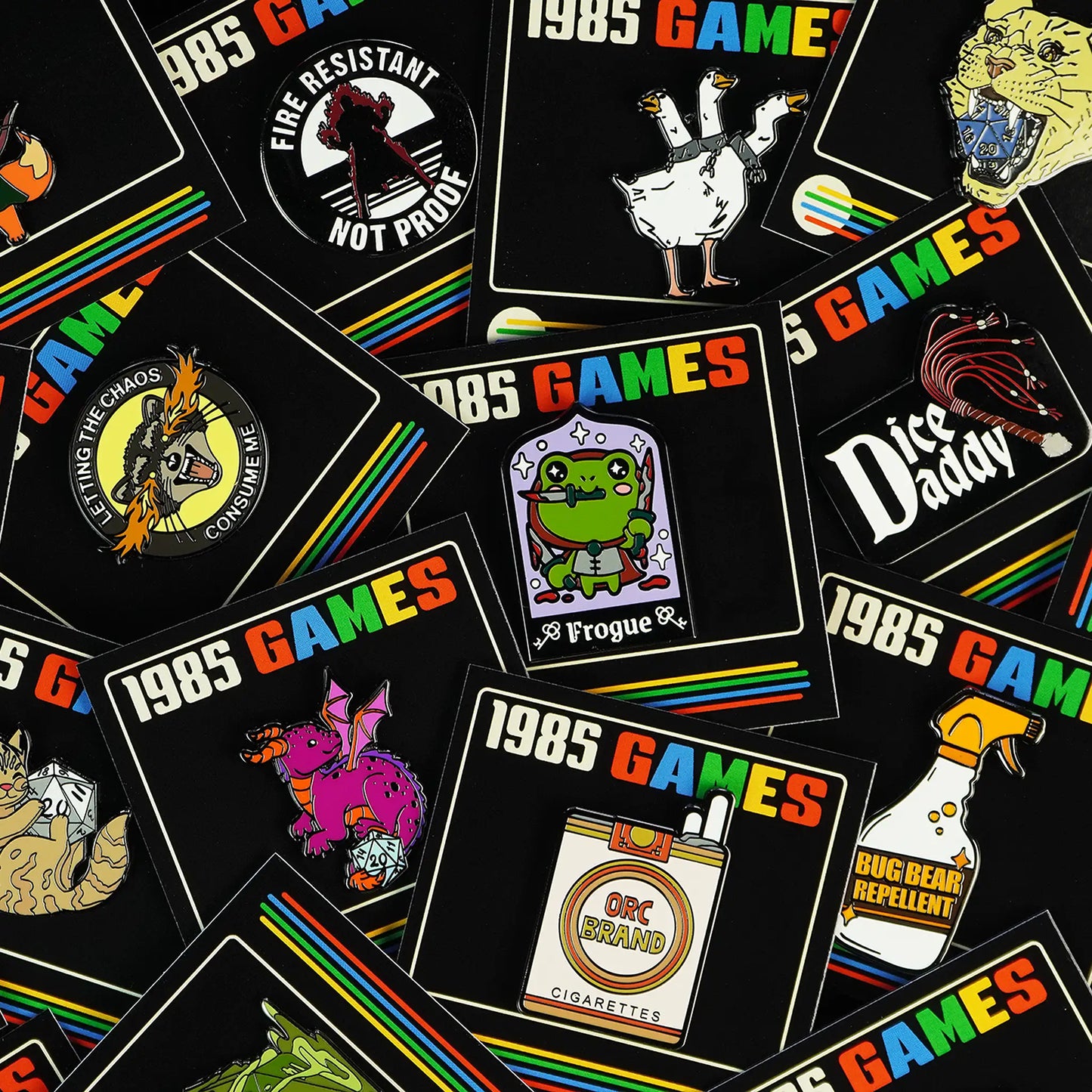 Mystery Pin Pack - 25 Mystery Enamel Pins NO DUPLICATES!