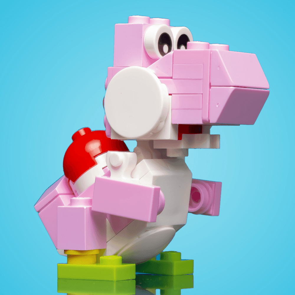 Friendly Pink Dino - Custom Set - 