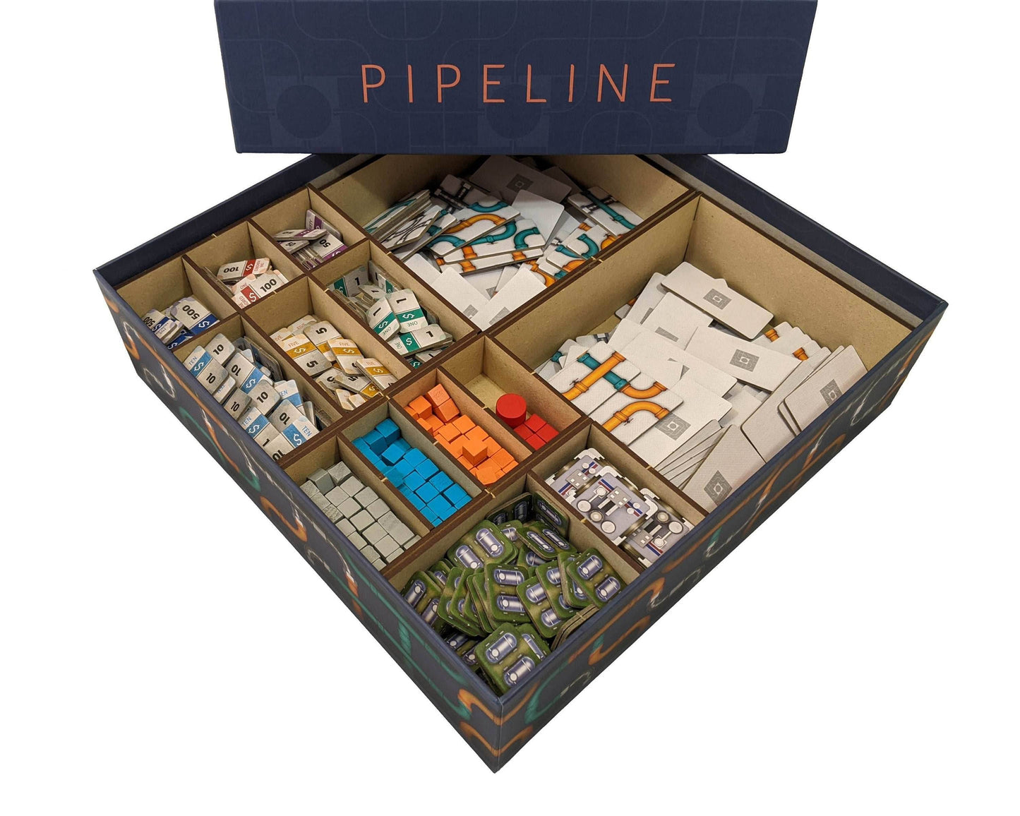 Pipeline Board Game Organizer Insert - 