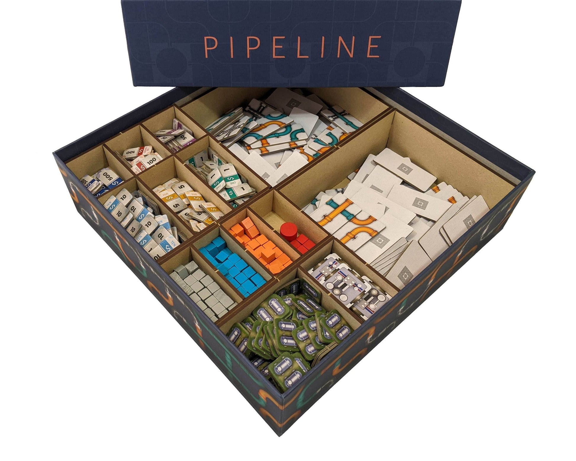 Pipeline Board Game Organizer Insert - 