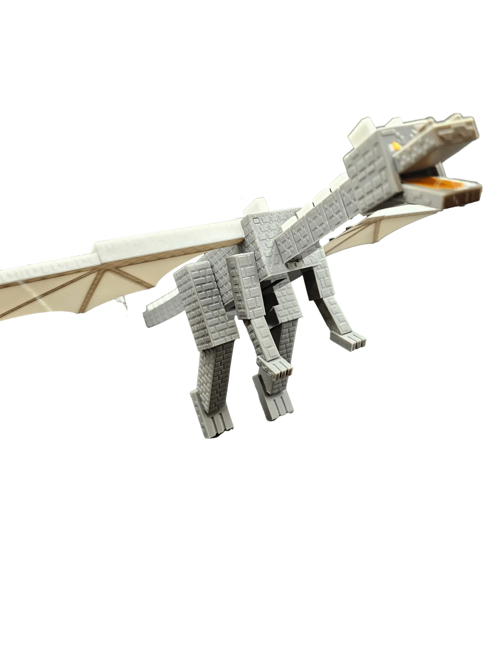 Pixel Dragon Gamer-Inspired Figure Boss – 12"
