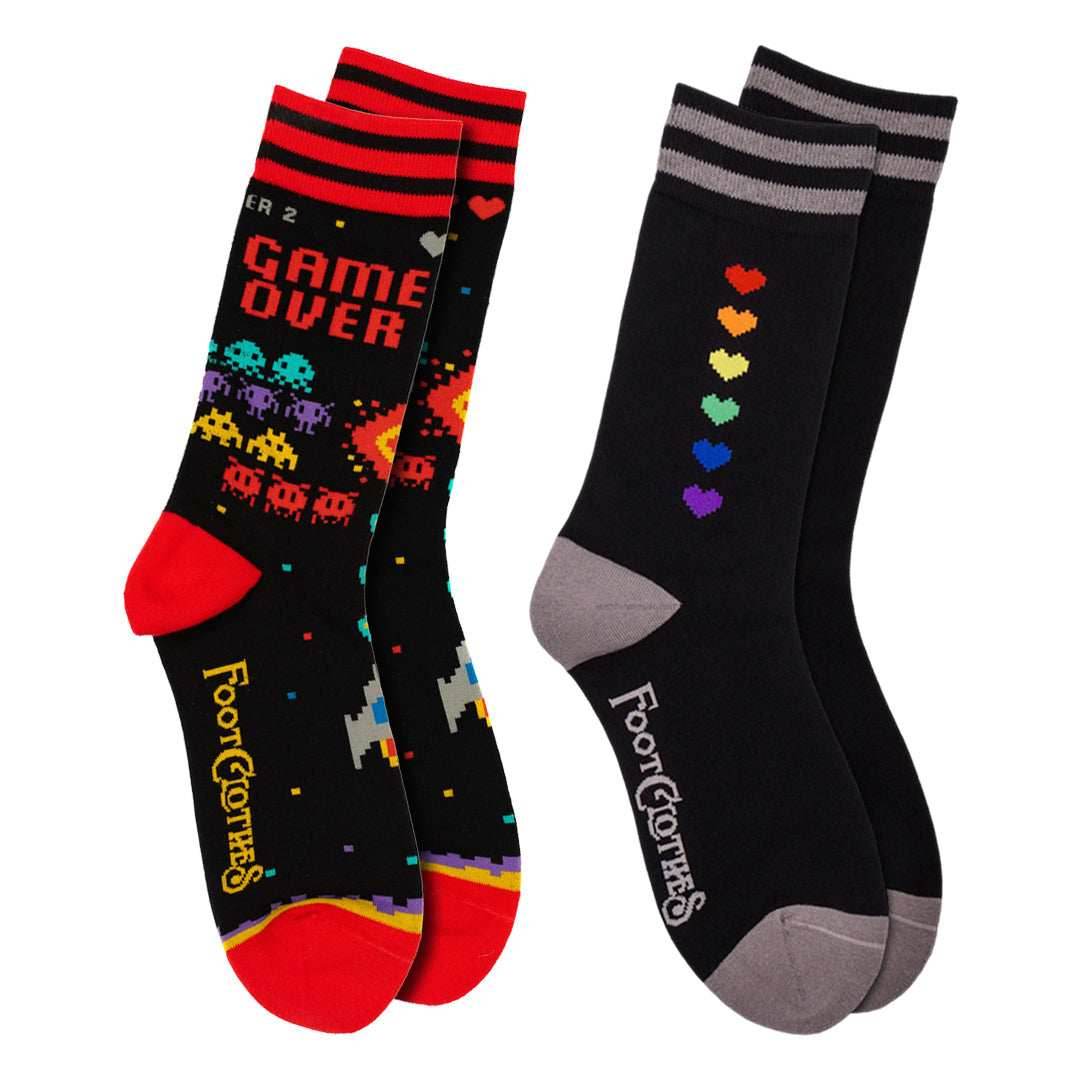 Pixelated Crew Sock Pack | 2 Designs - 