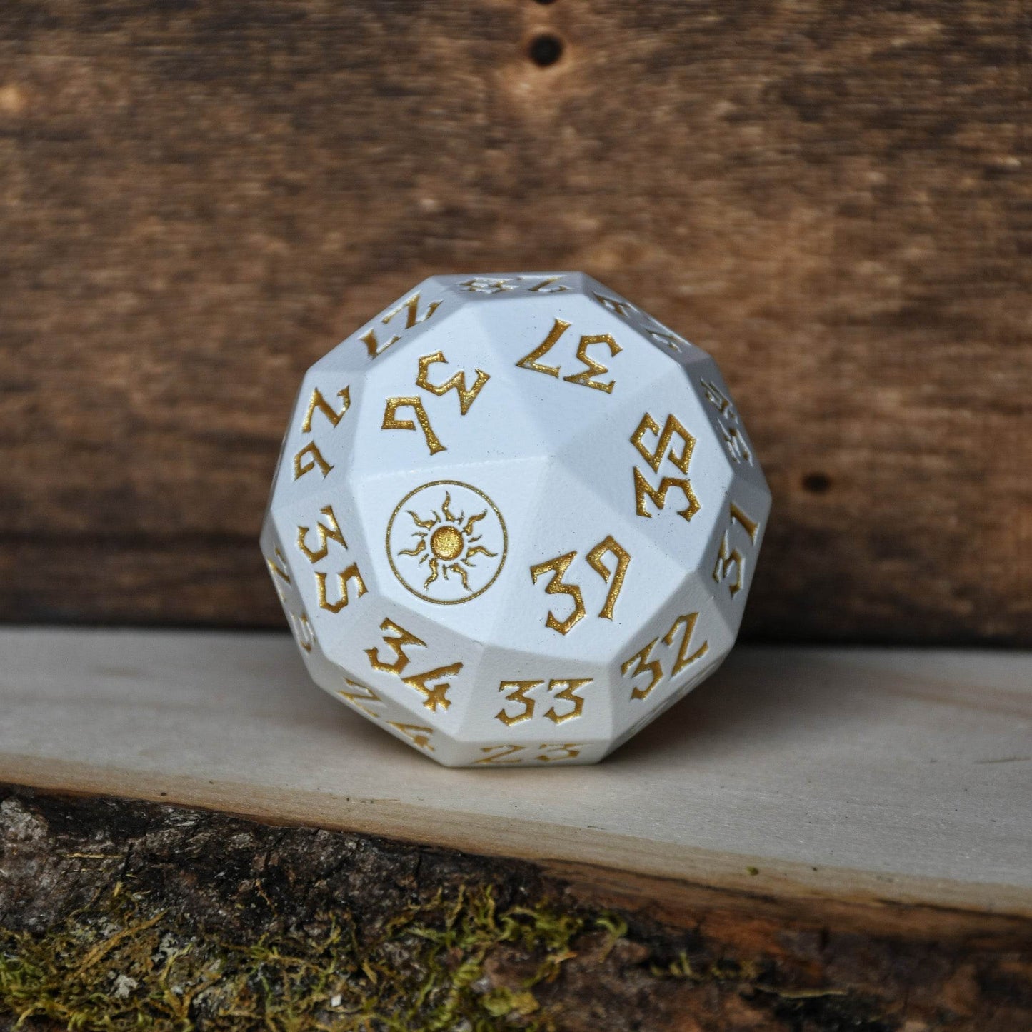 Plains Mana Spindown Metal D40 - 