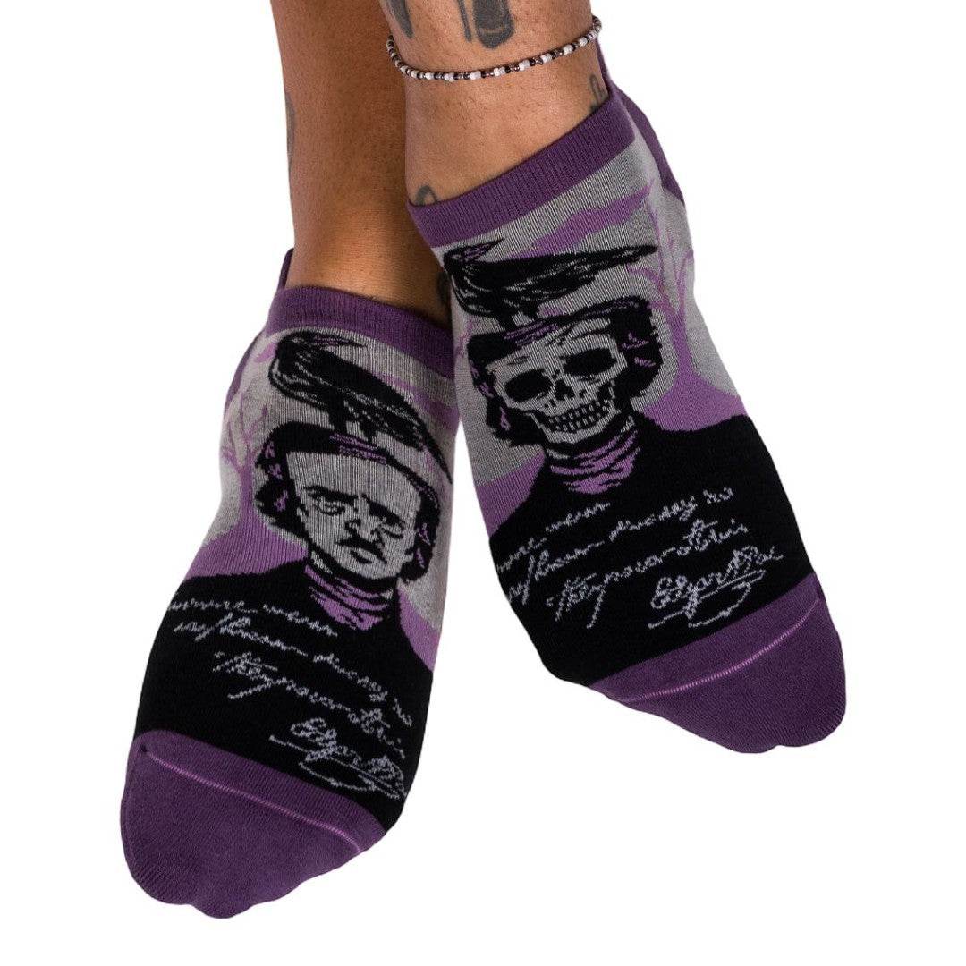 The Raven Poe Ankle Socks - 